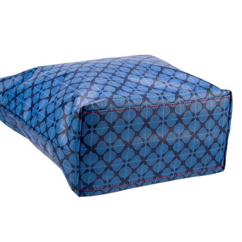 Stylish Blue Patterned Tote Bag - Picture 7 of 10